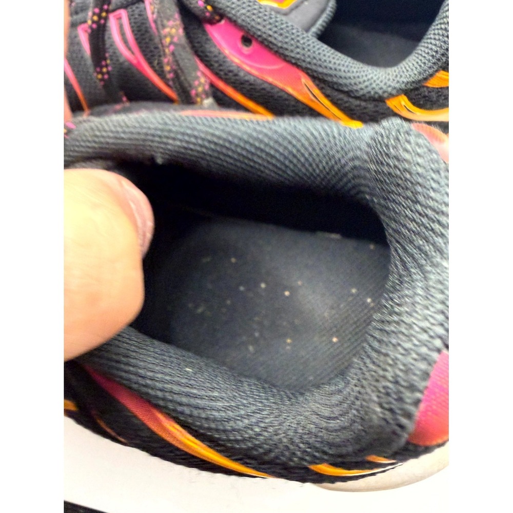 Nike Air Max Plus GS Dx9264-001 Kids 3.5 Sneaker Black Active Pink Mesh Shoes - Picture 7 of 9